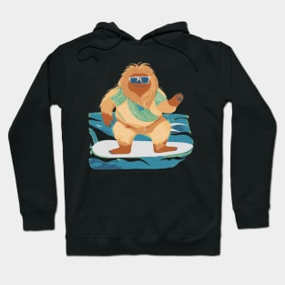 Bigfoot on a Surfboard Hoodie